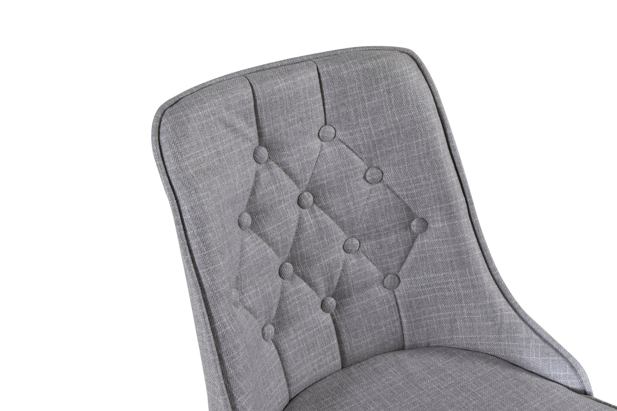 Velvet Deluxe Matstolar 2-pack Grå