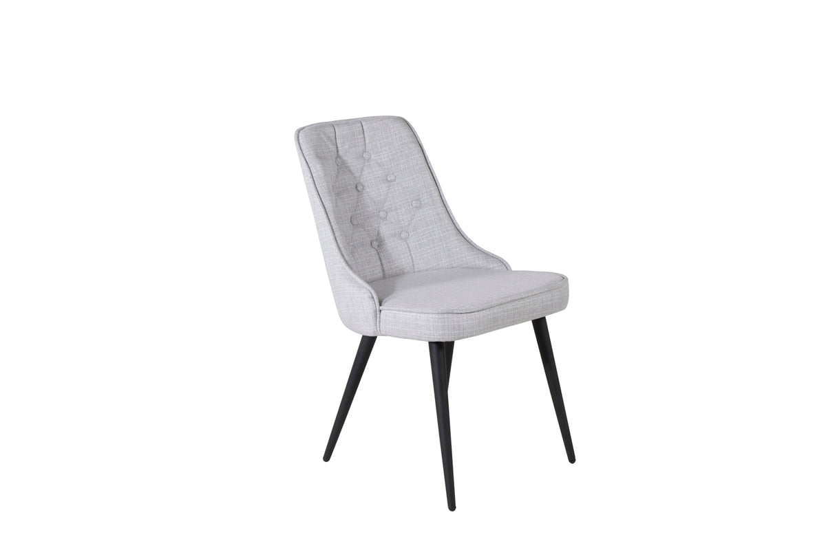 Velvet Deluxe Matstolar 2-pack Grå