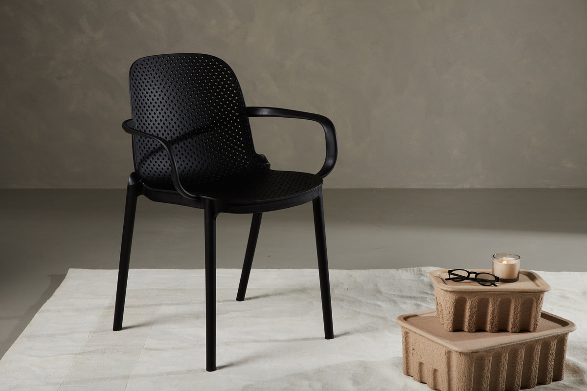 Baltimore Matstolar 2-pack Svart