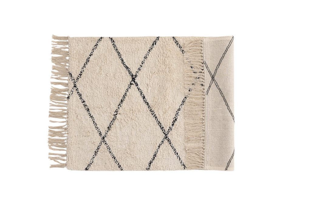 Thelma Rektangulära Mattor 80 x 50 Vit