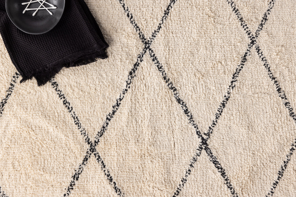 Thelma Rektangulära Mattor 80 x 50 Vit