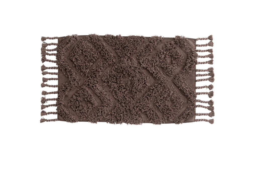 Hilma Rektangulära Mattor 80 x 50 Brun