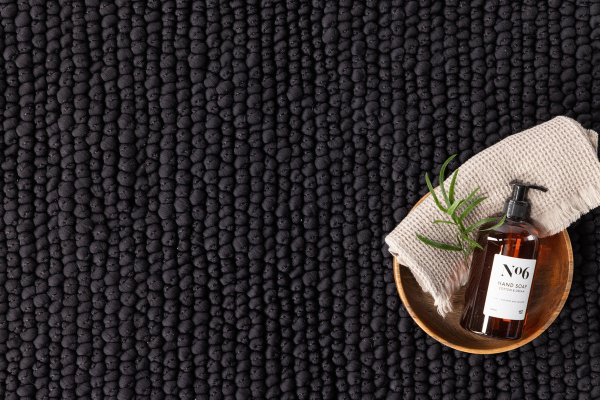 Wilmer Rektangulära Mattor 80 x 50 Svart