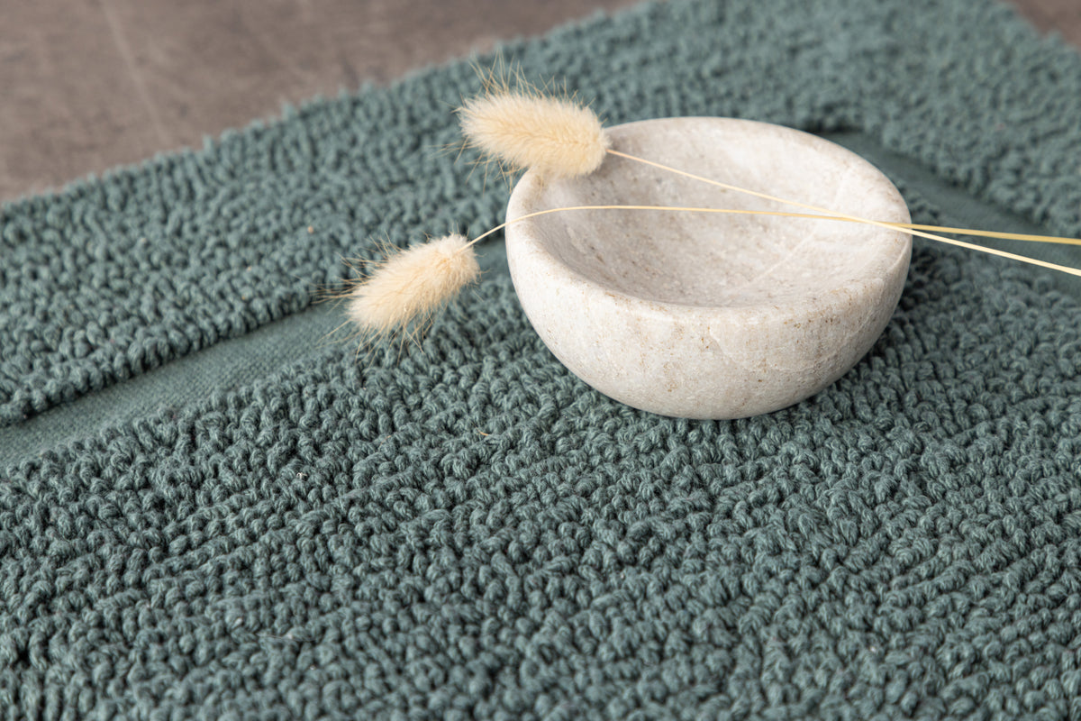 William Rektangulära Mattor 90 x 60 Grön