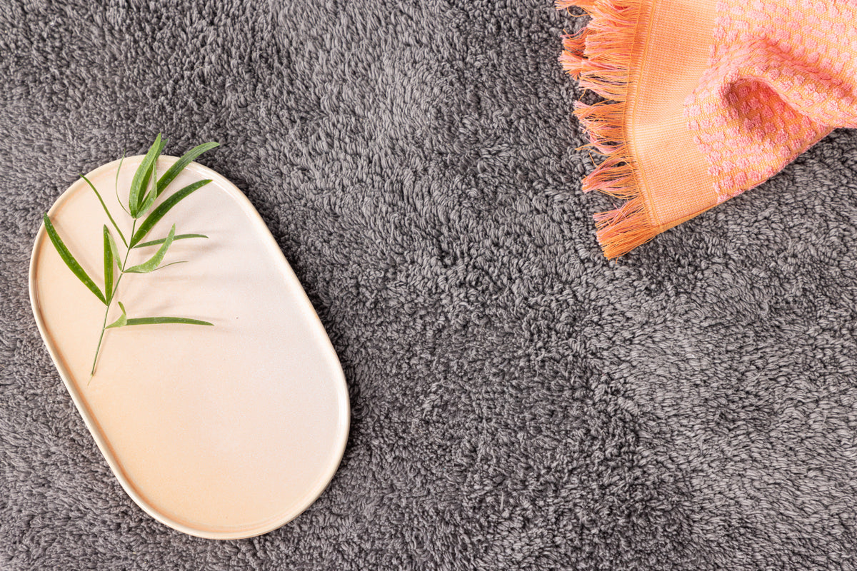 Valle Runda Mattor ⌀60 Mörkgrå