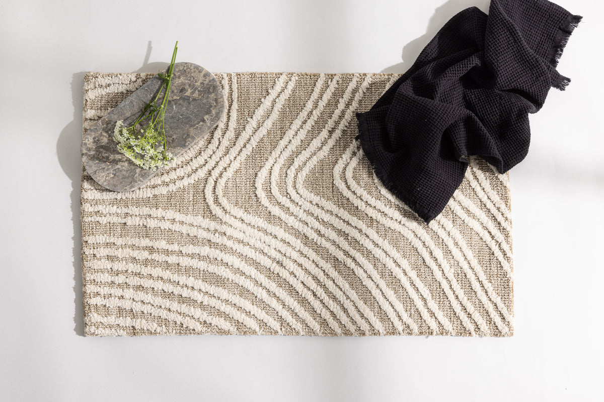 Vera Rektangulära Mattor 80 x 50 Beige