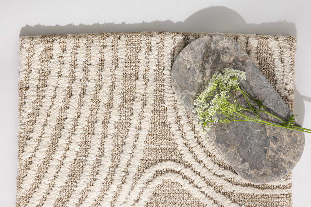 Vera Rektangulära Mattor 80 x 50 Beige