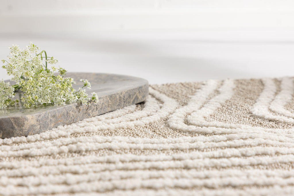 Vera Rektangulära Mattor 80 x 50 Beige