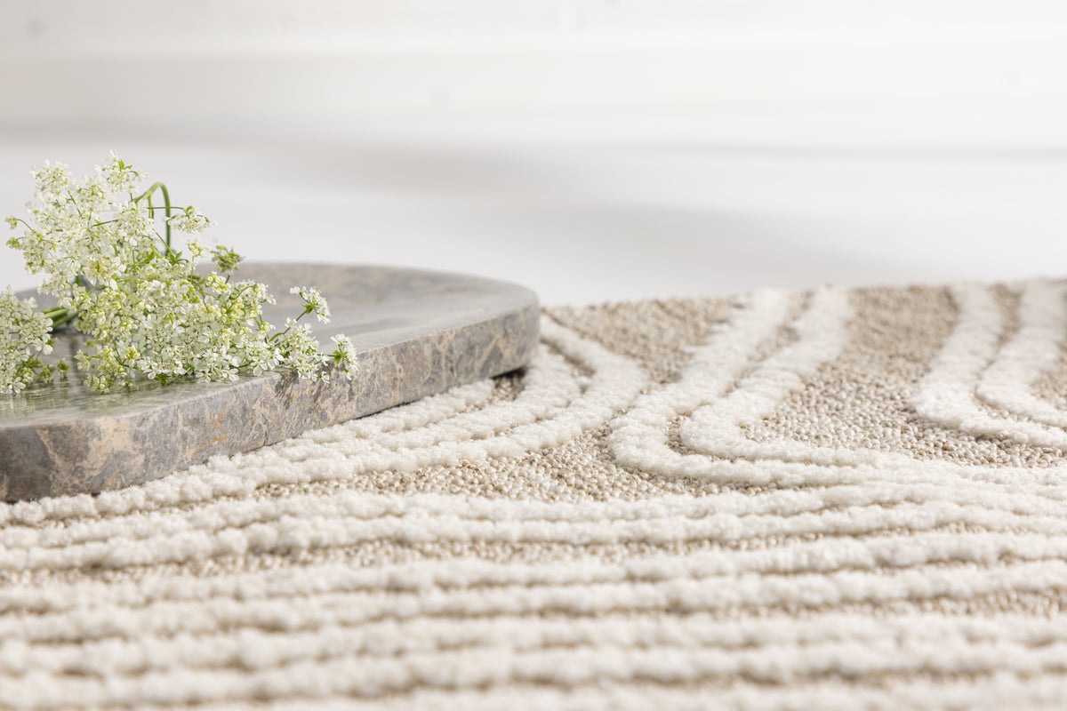 Vera Rektangulära Mattor 80 x 50 Beige