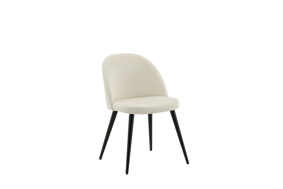 Velvet Matstolar 2-pack Grädde