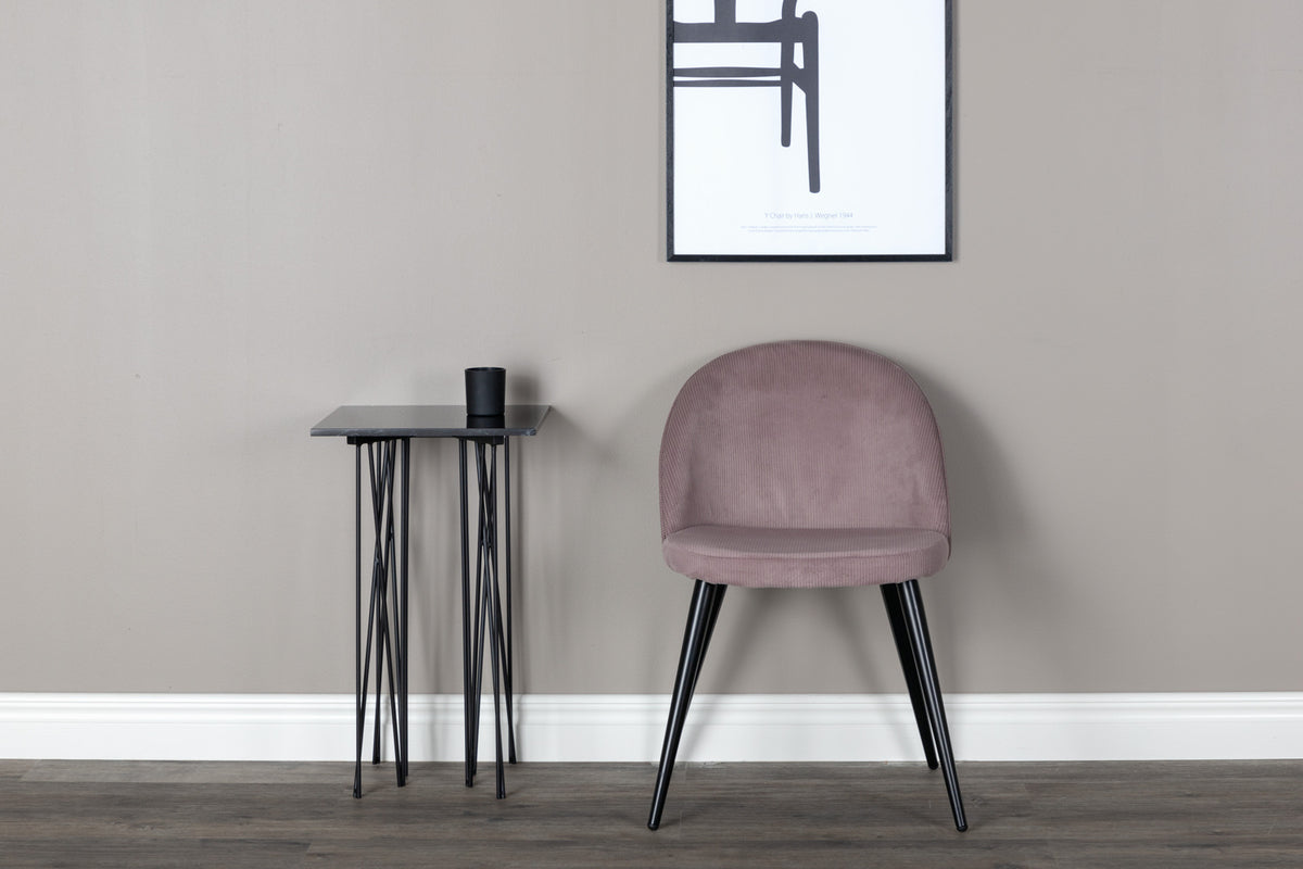 Velvet Matstolar 2-pack Gammelrosa