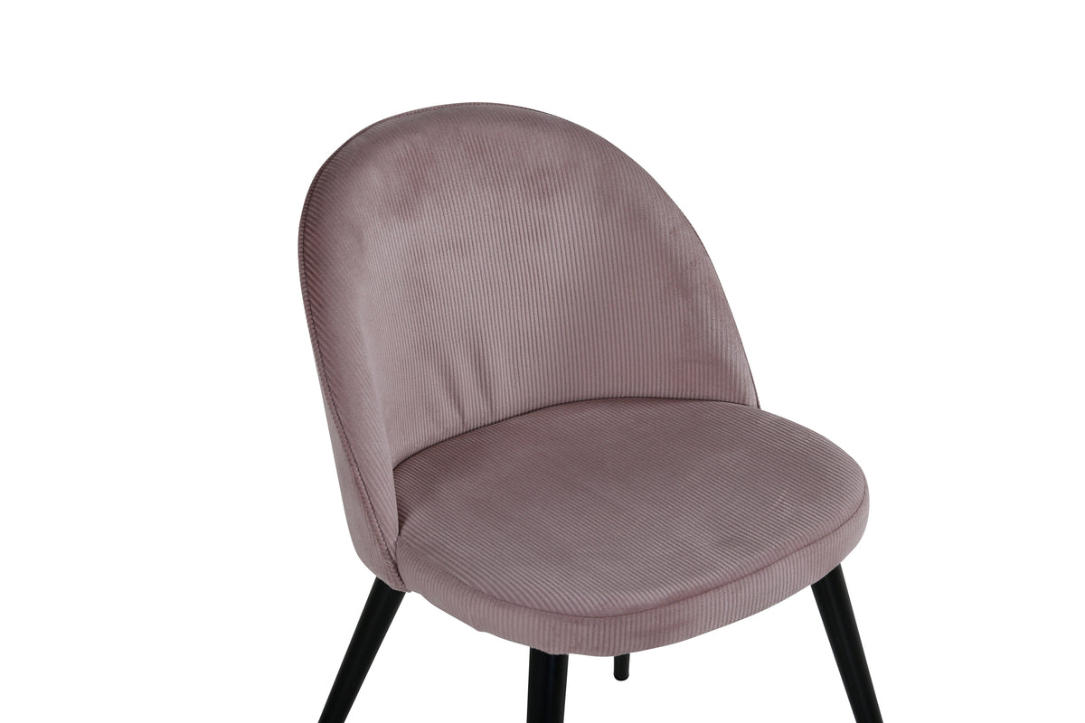 Velvet Matstolar 2-pack Gammelrosa