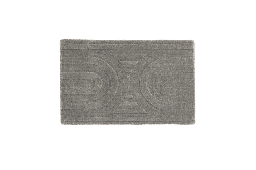 Nora Rektangulära Mattor 80 x 50 Silver