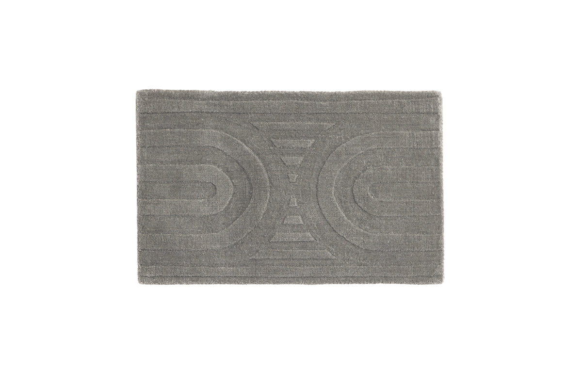 Nora Rektangulära Mattor 80 x 50 Silver