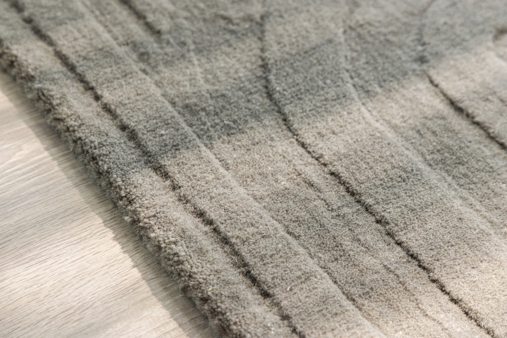 Nora Rektangulära Mattor 80 x 50 Silver