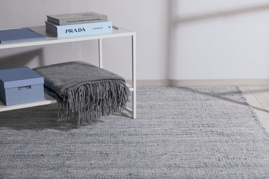 Devi Rektangulära Mattor 302 x 201 Silver