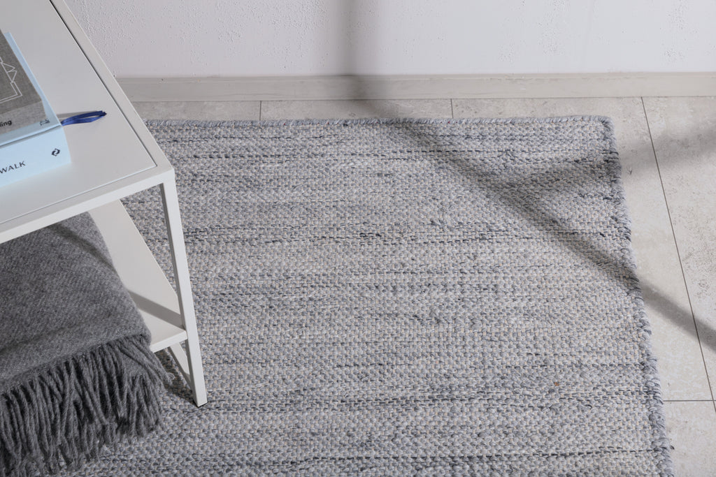 Devi Rektangulära Mattor 302 x 201 Silver