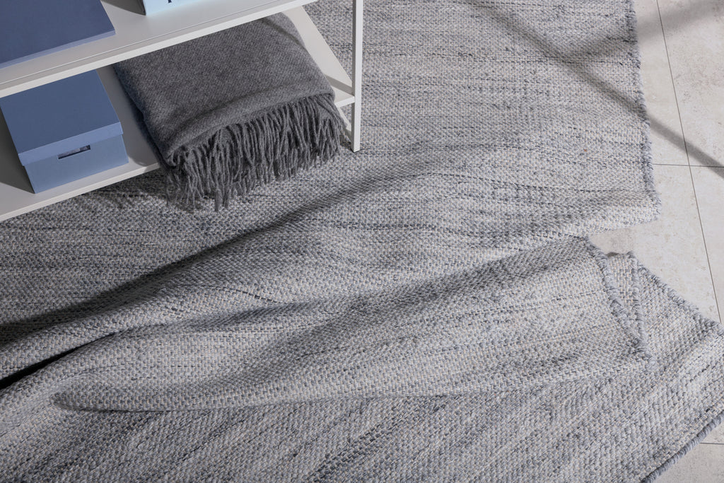 Devi Rektangulära Mattor 302 x 201 Silver