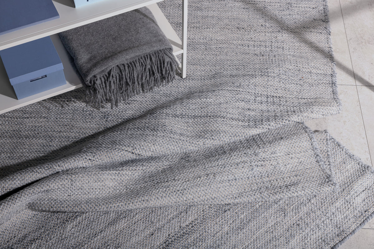 Devi Rektangulära Mattor 302 x 201 Silver