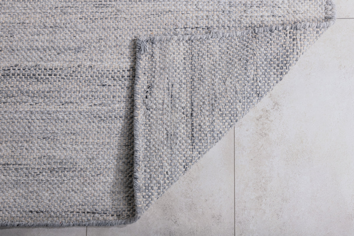 Devi Rektangulära Mattor 302 x 201 Silver