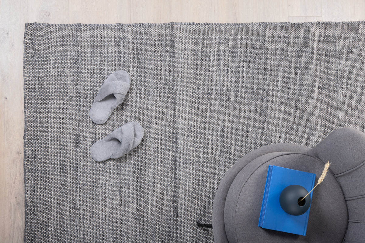 Devi Rektangulära Mattor 300 x 200 Grå