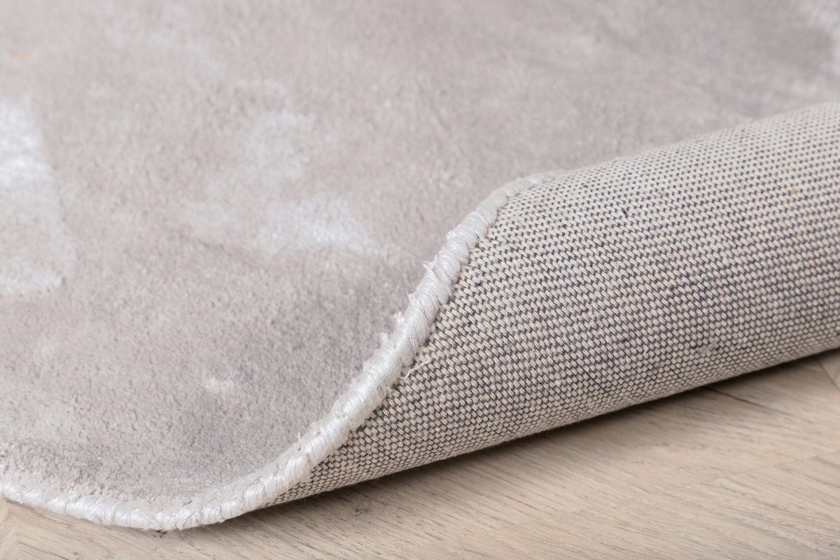 Indra Runda Mattor ⌀200 Grå