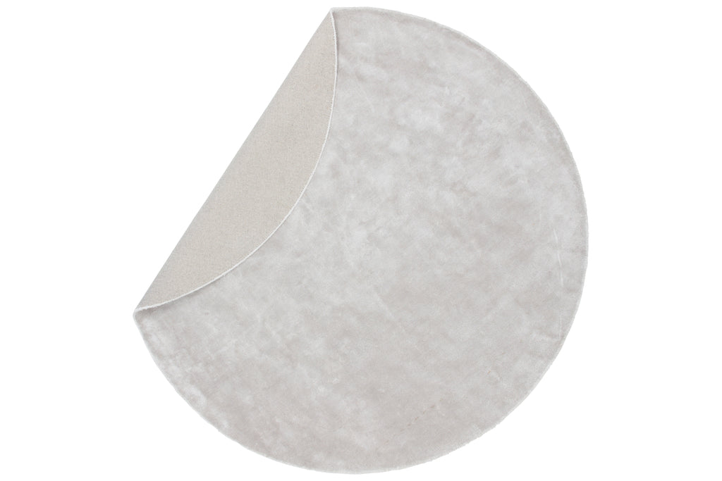 Indra Runda Mattor ⌀200 Grå