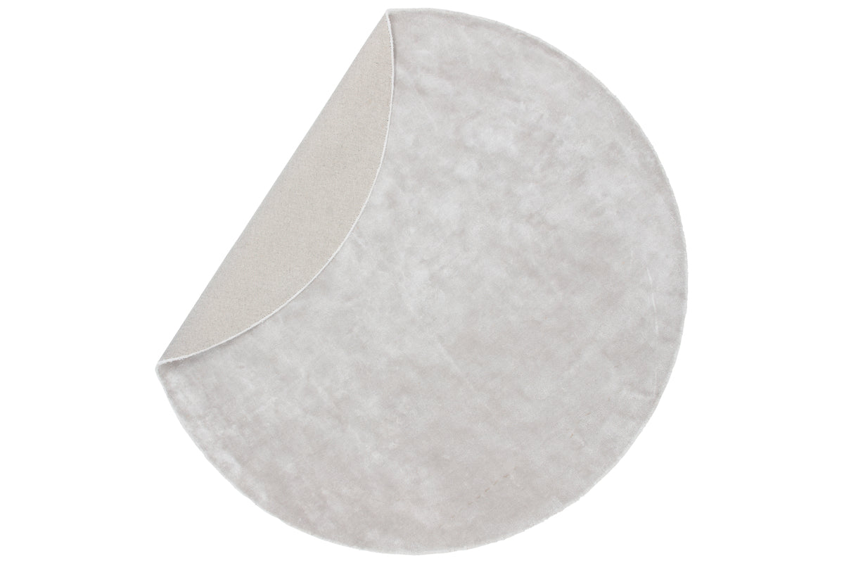 Indra Runda Mattor ⌀200 Grå