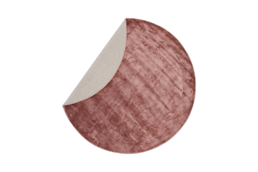Indra Runda Mattor ⌀200 Gammelrosa