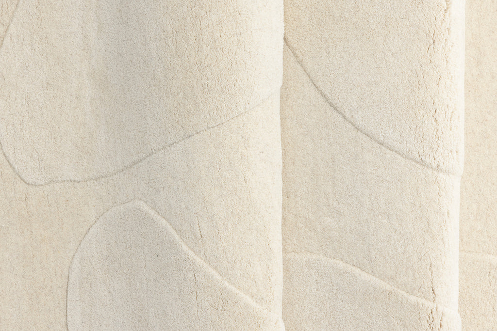 Enard Ovala Mattor 290 x 175 Vit