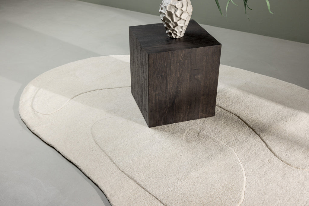 Enard Ovala Mattor 290 x 175 Vit