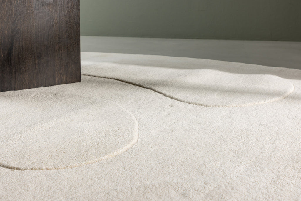 Enard Ovala Mattor 290 x 175 Vit