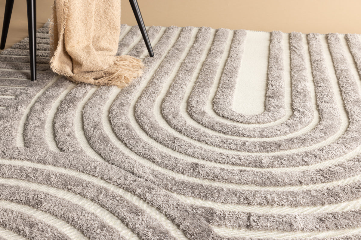 Nikita Rektangulära Mattor 290 x 200 Grå