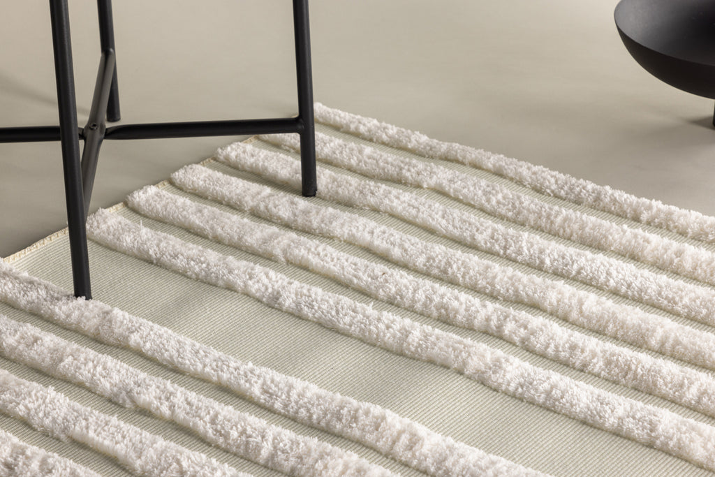 Nikita Rektangulära Mattor 230 x 160 Vit