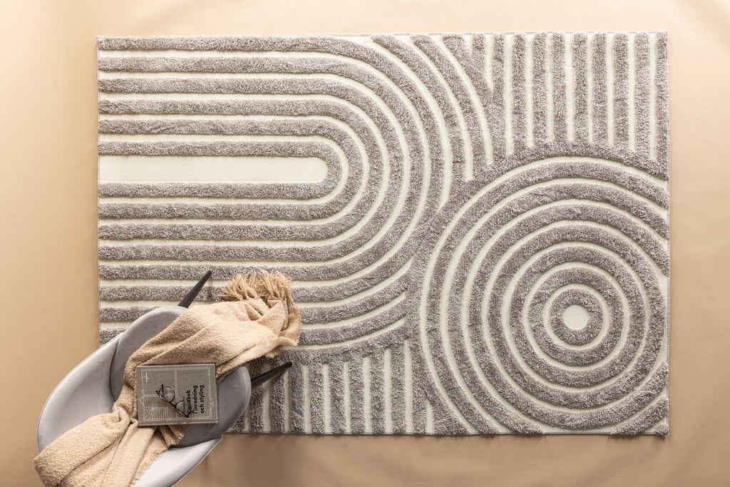 Nikita Rektangulära Mattor 230 x 160 Grå