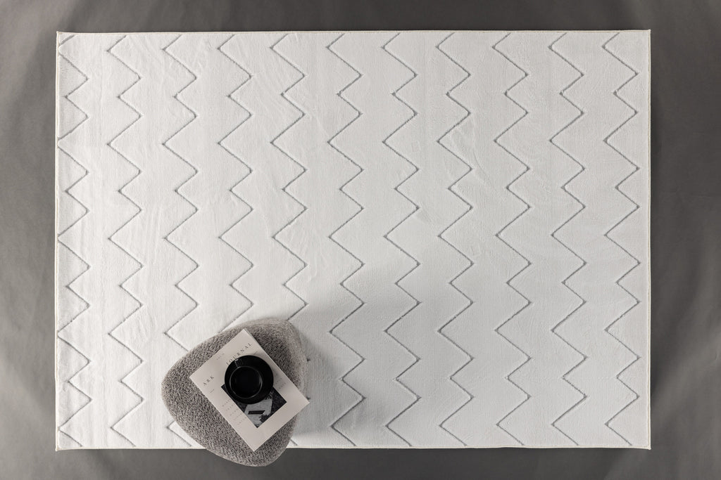 Fia Rektangulära Mattor 290 x 200 Vit