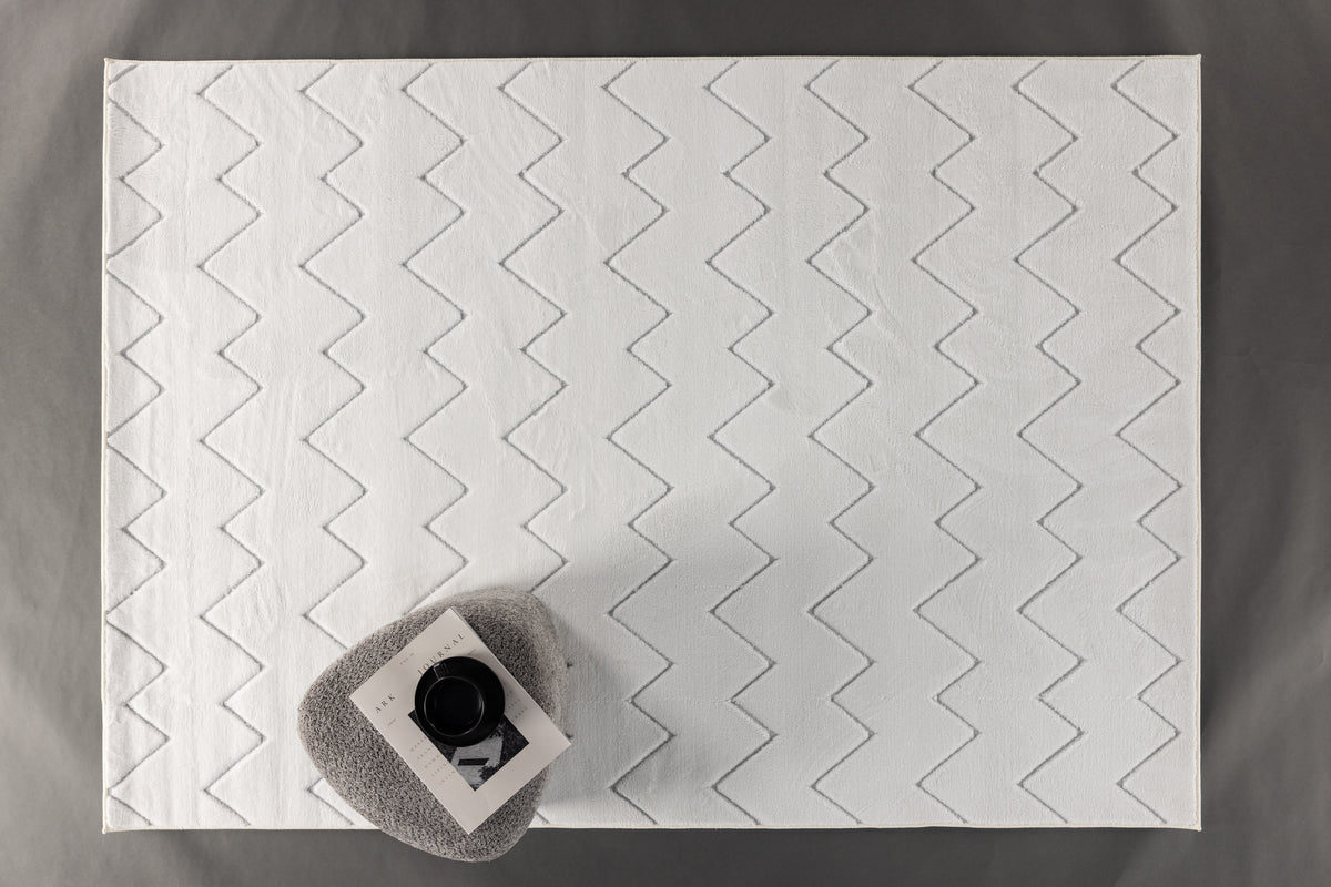 Fia Rektangulära Mattor 290 x 200 Vit