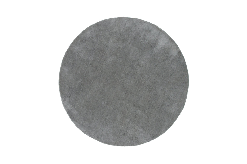 Undra Runda Mattor ⌀200 Silver