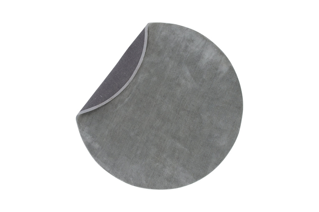 Undra Runda Mattor ⌀200 Silver