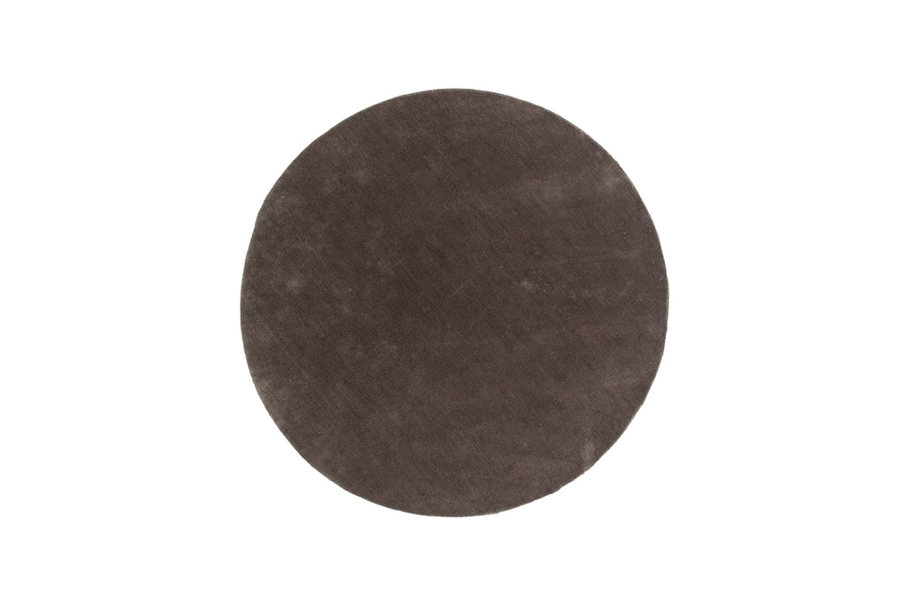 Undra Runda Mattor ⌀200 Mörkgrå