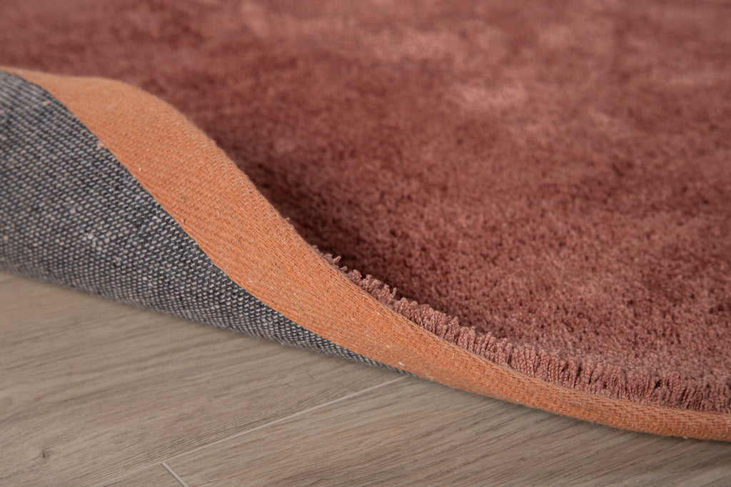 Undra Runda Mattor ⌀200 Rosa