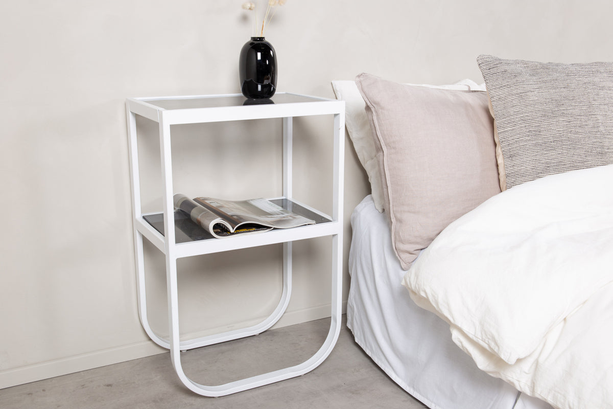 Rocker Sängbord 45 x 30 Vit