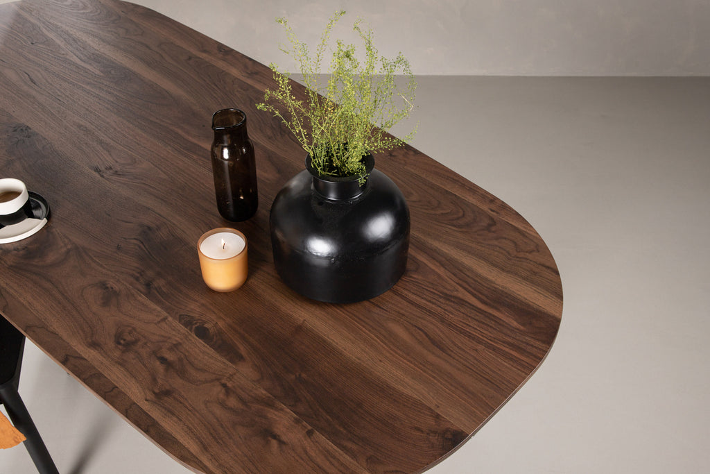 Sanford Ovala Matbord 180 x 90 Mörkbrun