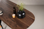 Sanford Ovala Matbord 180 x 90 Mörkbrun
