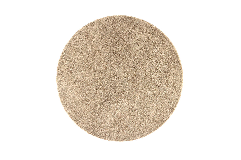 Teddy Runda Mattor ⌀200 Beige