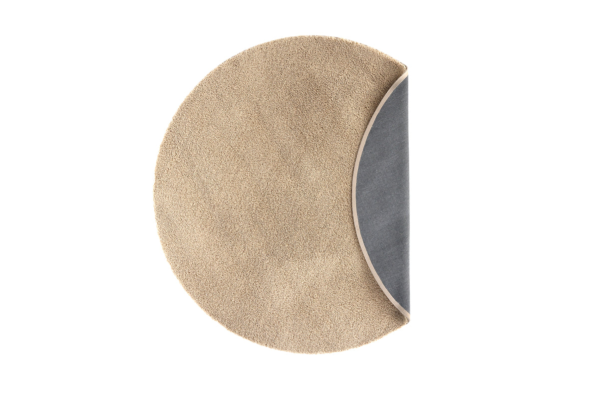 Teddy Runda Mattor ⌀200 Beige