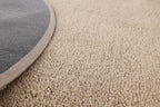 Teddy Runda Mattor ⌀200 Beige