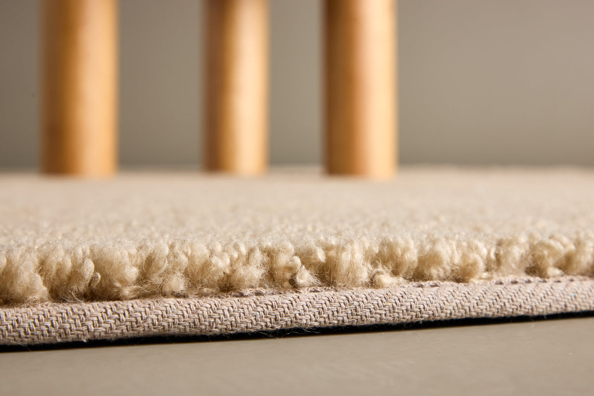 Teddy Runda Mattor ⌀200 Beige