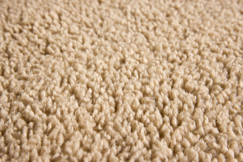 Teddy Runda Mattor ⌀200 Beige