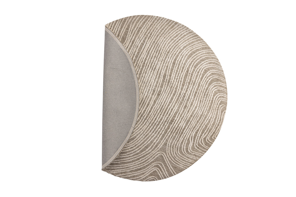 Melle Runda Mattor ⌀200 Beige